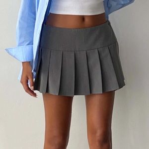 Motel Casini Pleated Micro Skirt